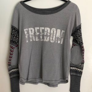 Free People Freedom Long Sleeve Knit Arms